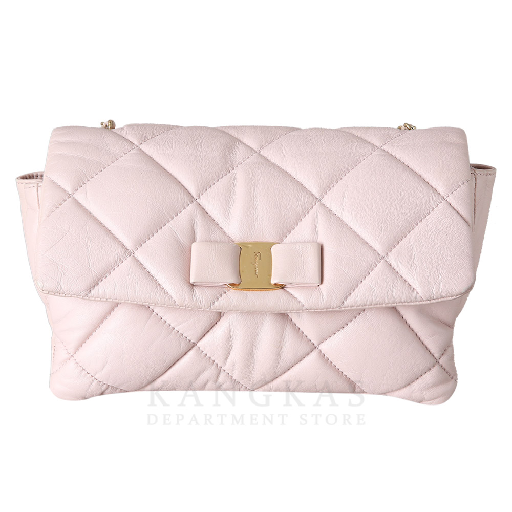 FERRAGAMO(USED)페레가모 21E767 바라리본 체인 숄더백